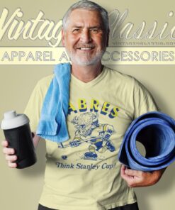 Buffalo Sabres Think Stanley Cup Nhl Hockey V Neck TShirt