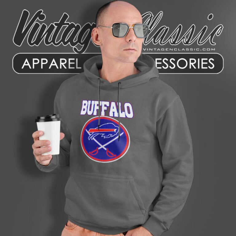 Buffalo Sabres X Bills Mash Up Hoodie Buffalo Sabres X Bills Mash Up Hoodie