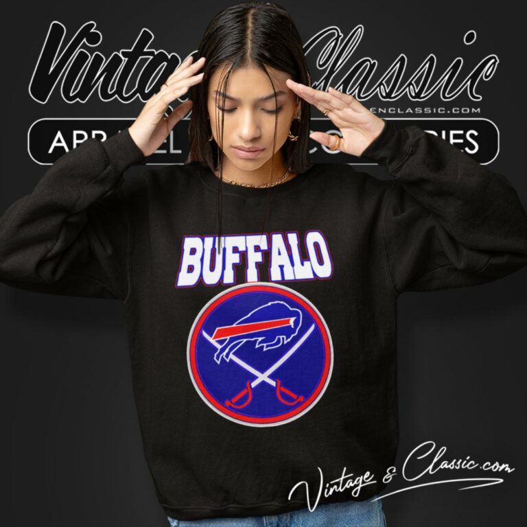 Buffalo Sabres X Bills Mash Up Sweatshirt Buffalo Sabres X Bills Mash Up Sweatshirt