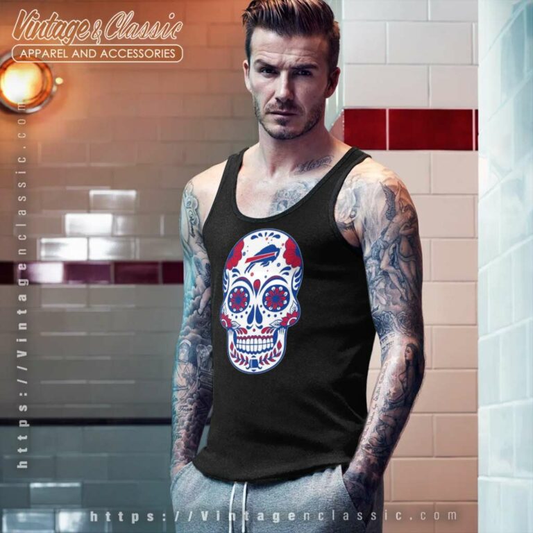 Buffalo Sugar Skull Tank Top Racerback Buffalo Sugar Skull Tank Top Racerback