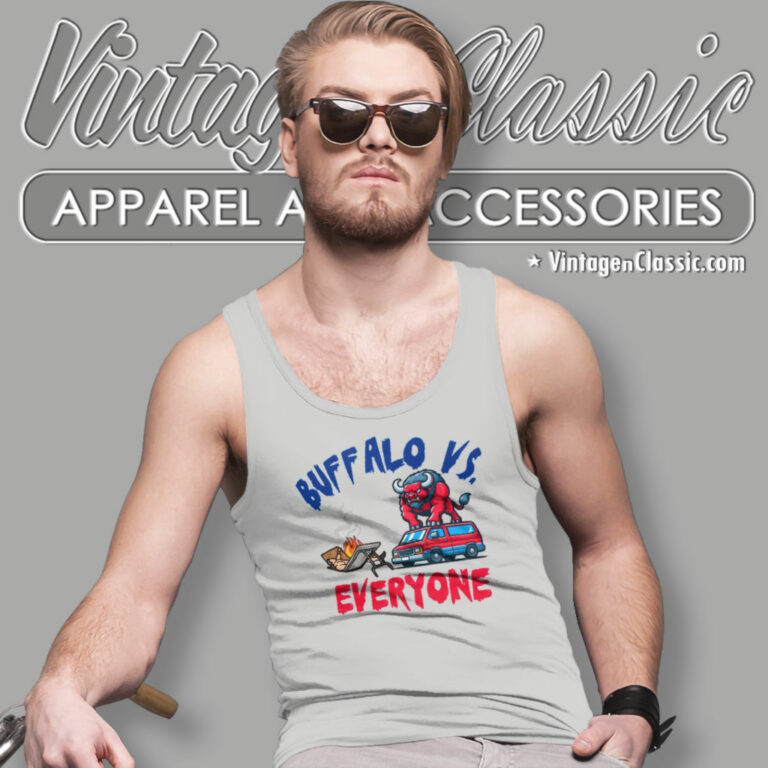 Buffalo Vs Everyone Football Funny Tank Top Racerback Buffalo Vs Everyone Football Funny Tank Top Racerback