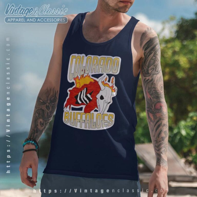 Buffboneyard Colorado Buffaloes Tank Top Racerback Buffboneyard Colorado Buffaloes Tank Top Racerback
