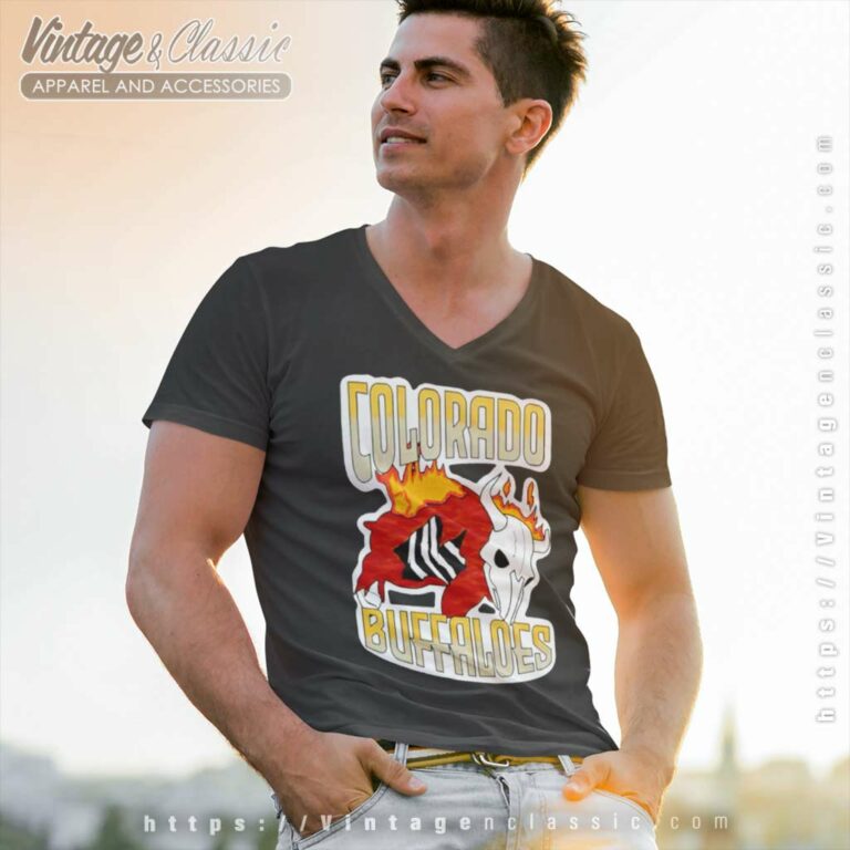 Buffboneyard Colorado Buffaloes V Neck TShirt Buffboneyard Colorado Buffaloes V Neck TShirt