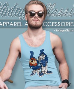 Bugs And Taz Indianapolis Colts Tank Top Racerback