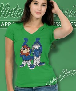 Bugs And Taz Indianapolis Colts V Neck TShirt