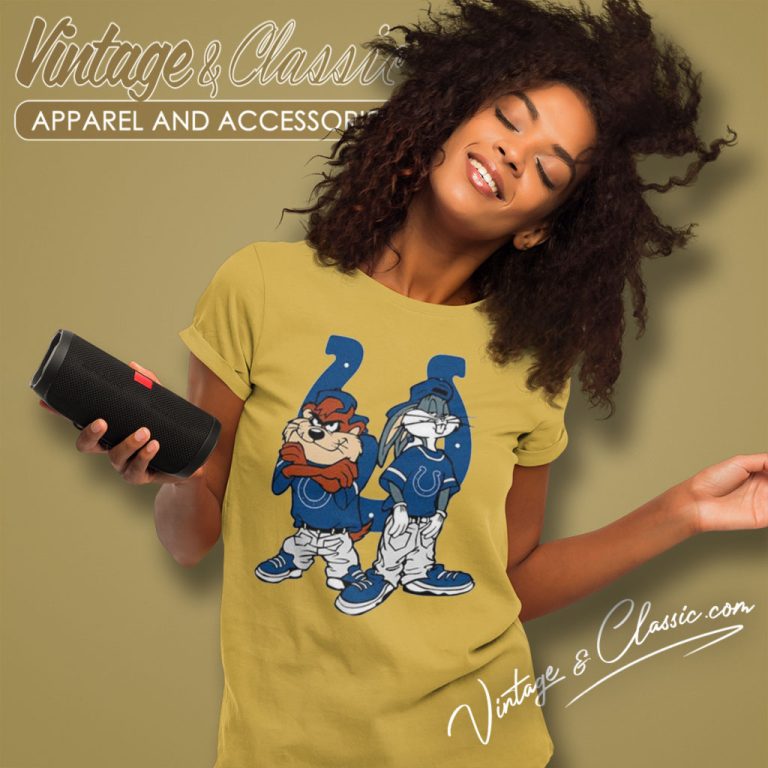 Bugs And Taz Indianapolis Colts Women T Shirt Bugs And Taz Indianapolis Colts Women T Shirt