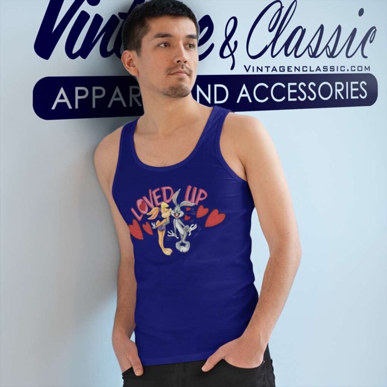 Bugs Bunny And Lola Loved Up Tank Top Racerback Bugs Bunny And Lola Loved Up Tank Top Racerback
