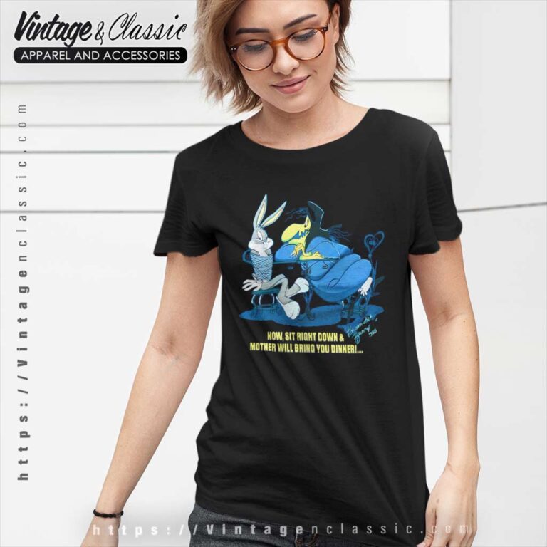 Bugs Bunny And Witch Hazel Women TShirt Bugs Bunny And Witch Hazel Women TShirt