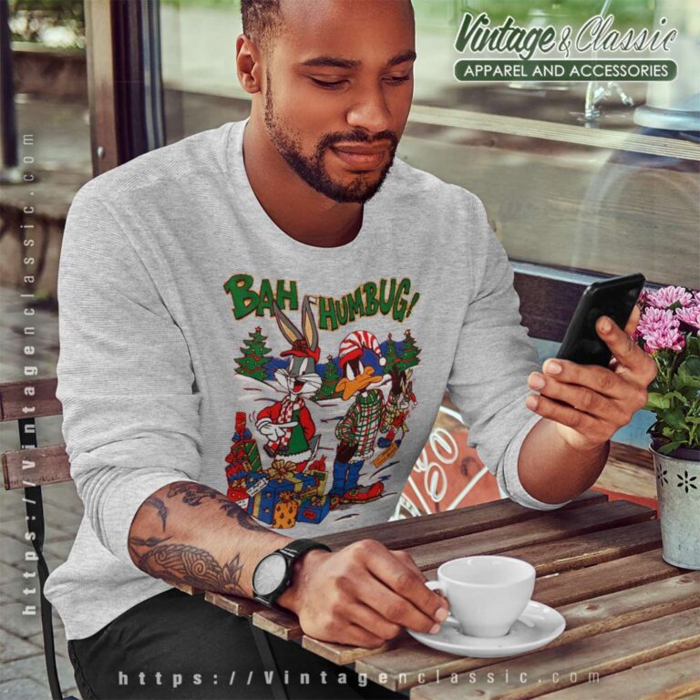 Bugs Bunny Daffy Duck Bah Humbug Sweatshirt Bugs Bunny Daffy Duck Bah Humbug Sweatshirt