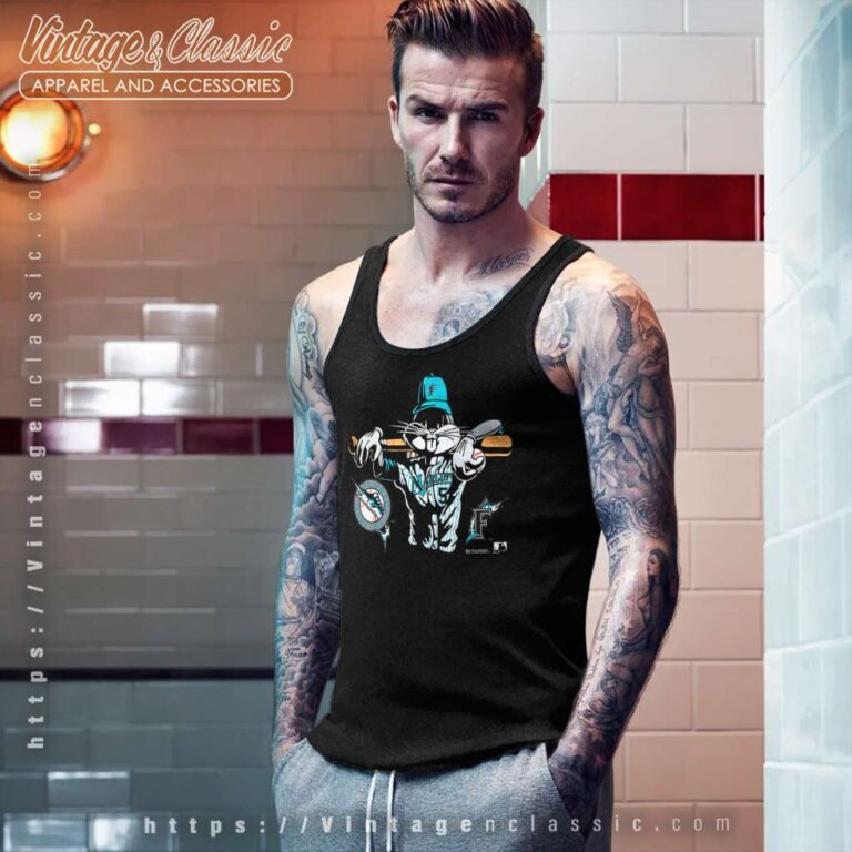 Bugs Bunny Florida Marlins Tank Top Racerback Bugs Bunny Florida Marlins Tank Top Racerback