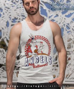 Bugs Bunny Los Angeles Angels Baseball Tank Top Racerback