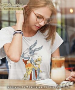 Bugs Bunny Spanks Lola Shirt 5 Bugs Bunny Spanks Lola Women TShirt