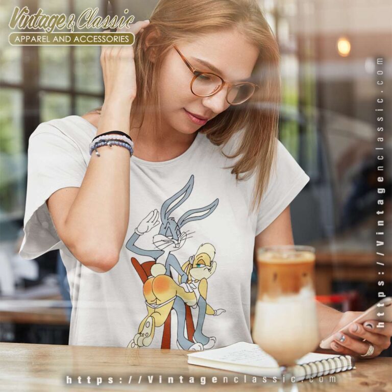 Bugs Bunny Spanks Lola Women TShirt Bugs Bunny Spanks Lola Women TShirt