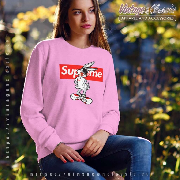 Bugs Bunny Supreme Glasses Sweatshirt Bugs Bunny Supreme Glasses Sweatshirt