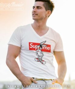Bugs Bunny Supreme Glasses Shirt 5 Bugs Bunny Supreme Glasses V Neck TShirt