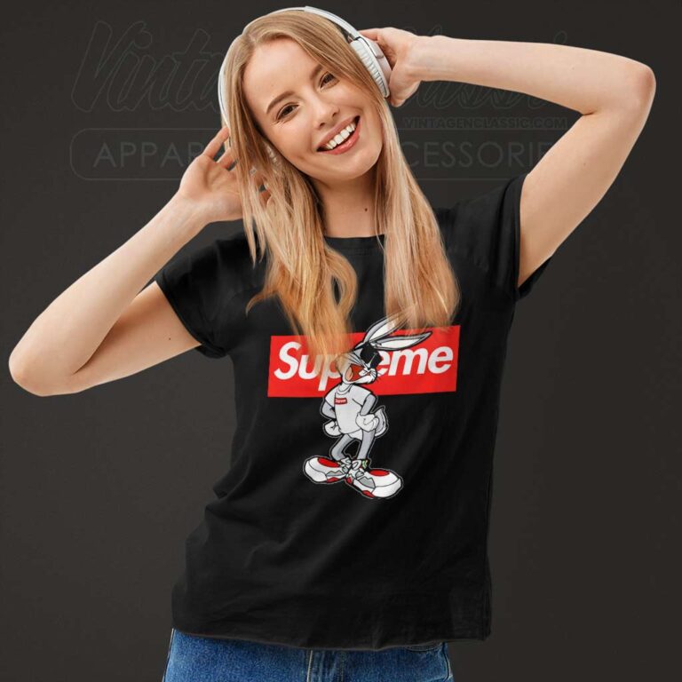 Bugs Bunny Supreme Glasses Women TShirt Bugs Bunny Supreme Glasses Women TShirt