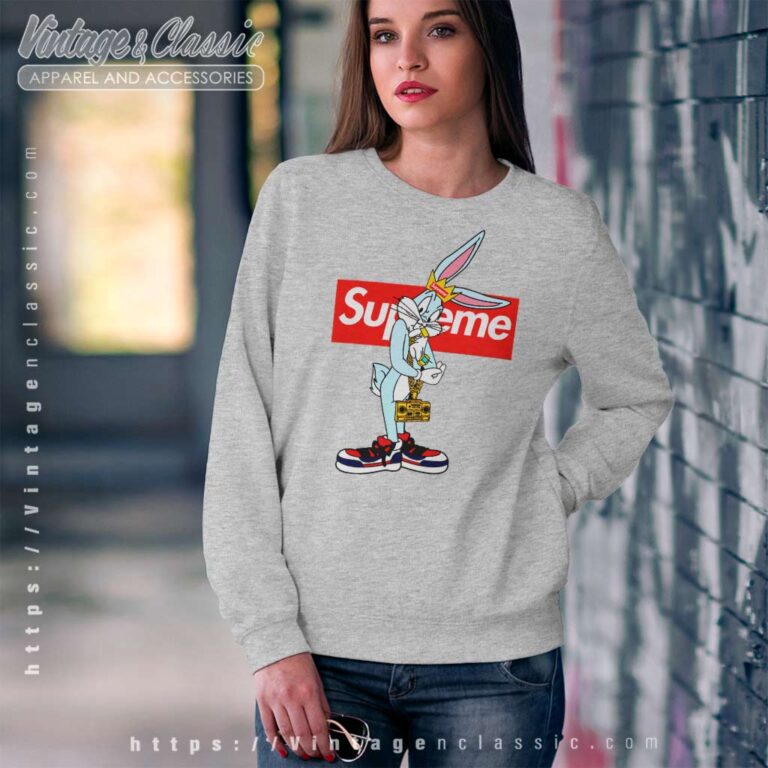 Bugs Bunny Supreme Gold Chain Sweatshirt Bugs Bunny Supreme Gold Chain Sweatshirt