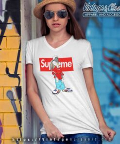 Bugs Bunny Supreme Hip Hop Shirt 5 Bugs Bunny Supreme Hip Hop V Neck TShirt