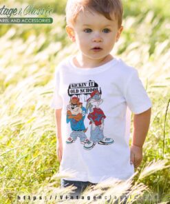 Bugs Bunny Taz Looney Tunes Retro Kid Tshirt