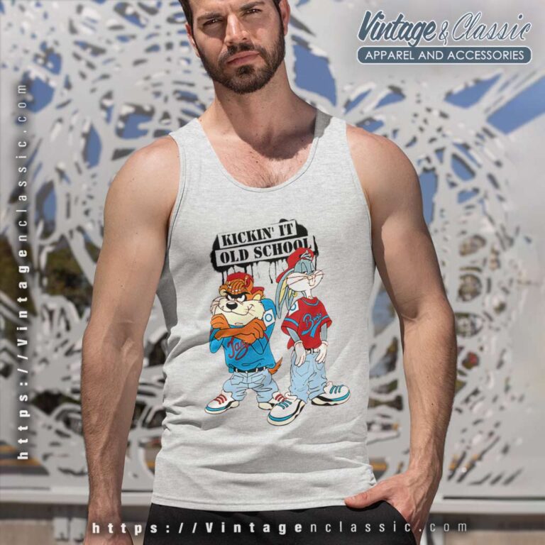 Bugs Bunny Taz Looney Tunes Retro Tank Top Racerback Bugs Bunny Taz Looney Tunes Retro Tank Top Racerback
