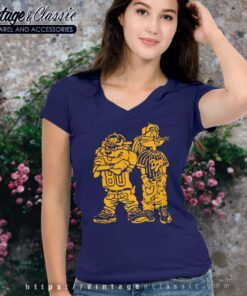 Bugs Taz Kriss Kross Rap Looney Tunes V Neck TShirt