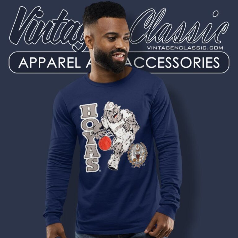 Bulldog Georgetown Hoyas Shirt University Of Georgetown Long Sleeve Tee Bulldog Georgetown Hoyas Shirt University Of Georgetown Long Sleeve Tee