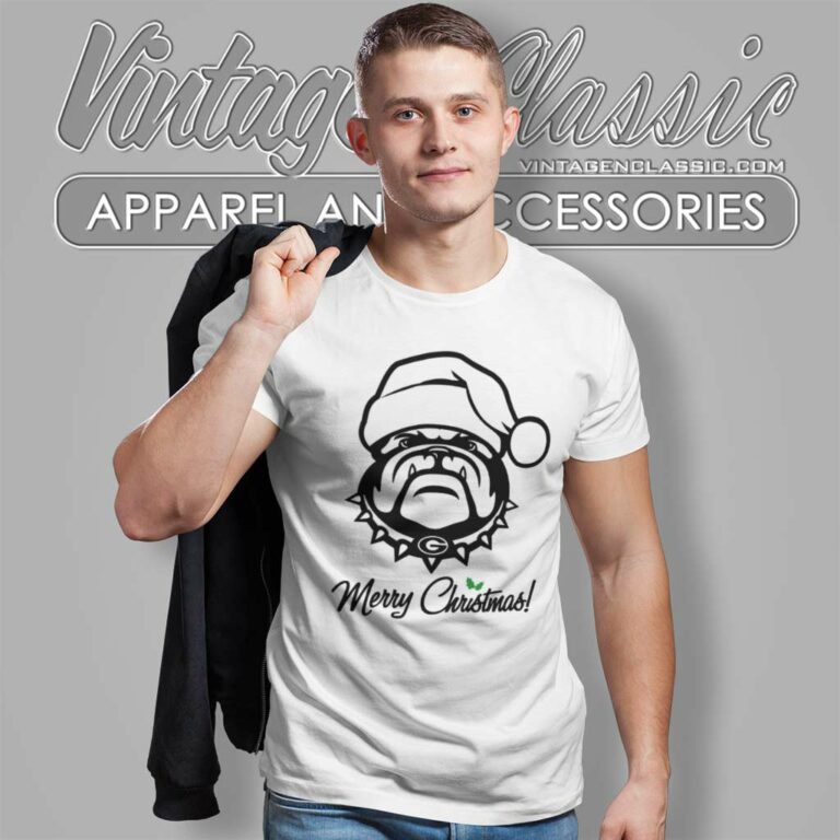 Bulldog Monogram Merry Christmas T Shirt 1 Bulldog Monogram Merry Christmas T Shirt 1