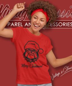 Bulldog Monogram Merry Christmas Shirt 5 Bulldog Monogram Merry Christmas Women TShirt 1