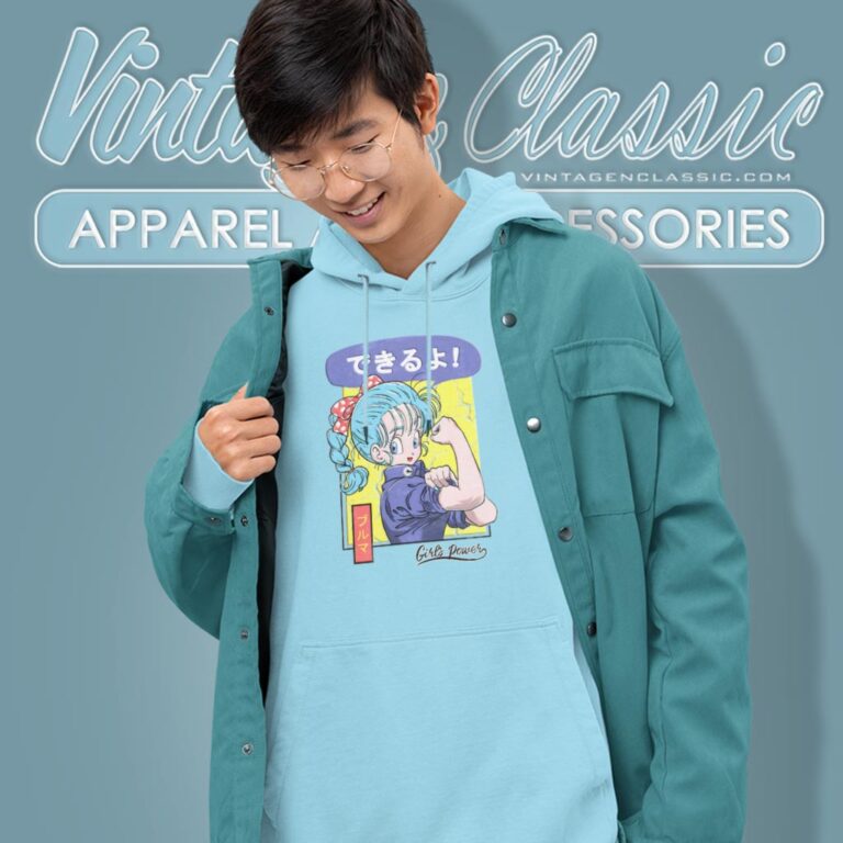 Bulma Girl Power Dragon Ball Hoodie Bulma Girl Power Dragon Ball Hoodie