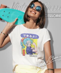 Bulma Girl Power Dragon Ball Women T Shirt