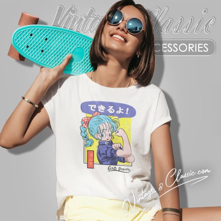 Bulma Girl Power Dragon Ball Women T Shirt Bulma Girl Power Dragon Ball Women T Shirt