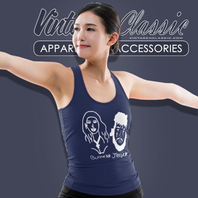 Bunnie Xo Jelly Roll Drawing Tank Top Racerback Bunnie Xo Jelly Roll Drawing Tank Top Racerback