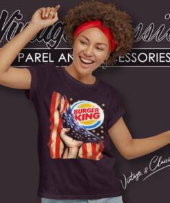 Burger King American Flag Women TShirt