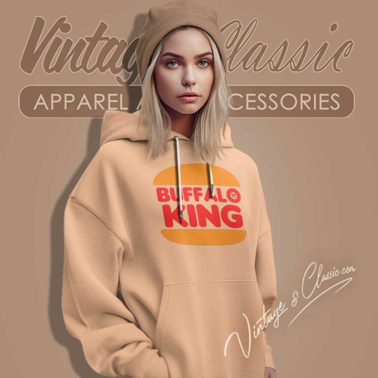 Burger King Buffalo King Football Hoodie Burger King Buffalo King Football Hoodie