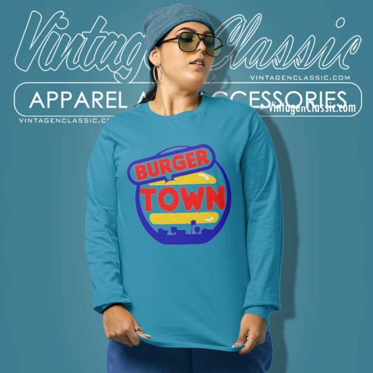 Burger King Burger Town Long Sleeve Tee Burger King Burger Town Long Sleeve Tee