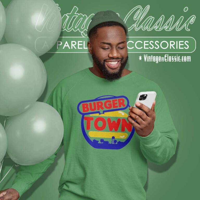 Burger King Burger Town Sweatshirt Burger King Burger Town Sweatshirt