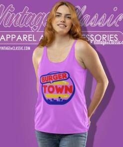 Burger King Burger Town Tank Top Racerback