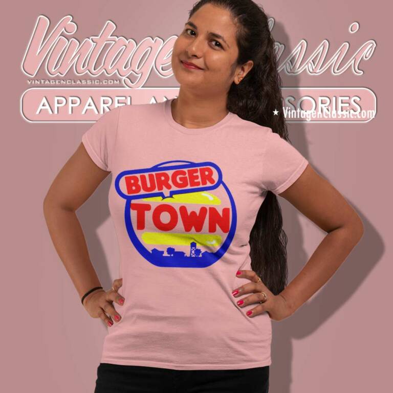 Burger King Burger Town Women TShirt Burger King Burger Town Women TShirt
