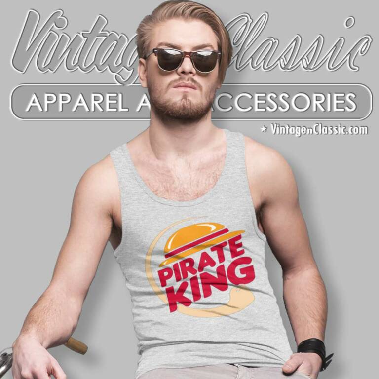 Burger King One Piece Pirate Tank Top Racerback Burger King One Piece Pirate Tank Top Racerback