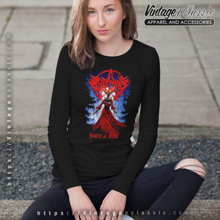 Burning Witches Shirt House Of Blood Long Sleeve Tee Burning Witches Shirt House Of Blood Long Sleeve Tee