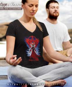 Burning Witches Shirt House Of Blood V Neck TShirt