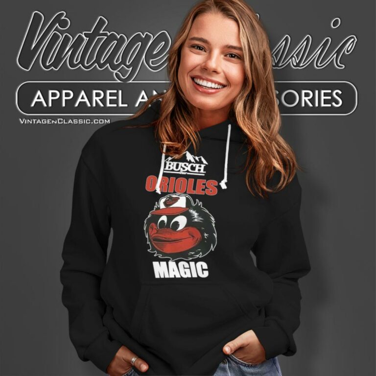 Busch Beer Baltimore Orioles Baseball Hoodie Busch Beer Baltimore Orioles Baseball Hoodie