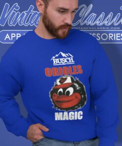 Busch Beer Baltimore Orioles Baseball Sweatshirt