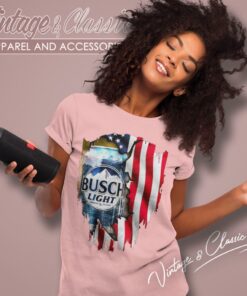 Busch Light Beer American Flag Shirt 6 Busch Light Beer American Flag Women T Shirt