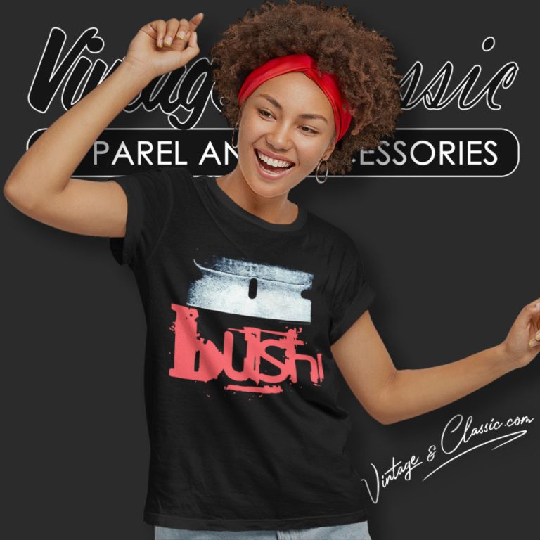 Bush Razorblade Suitcase Album Women T Shirt Bush Razorblade Suitcase Album Women T Shirt