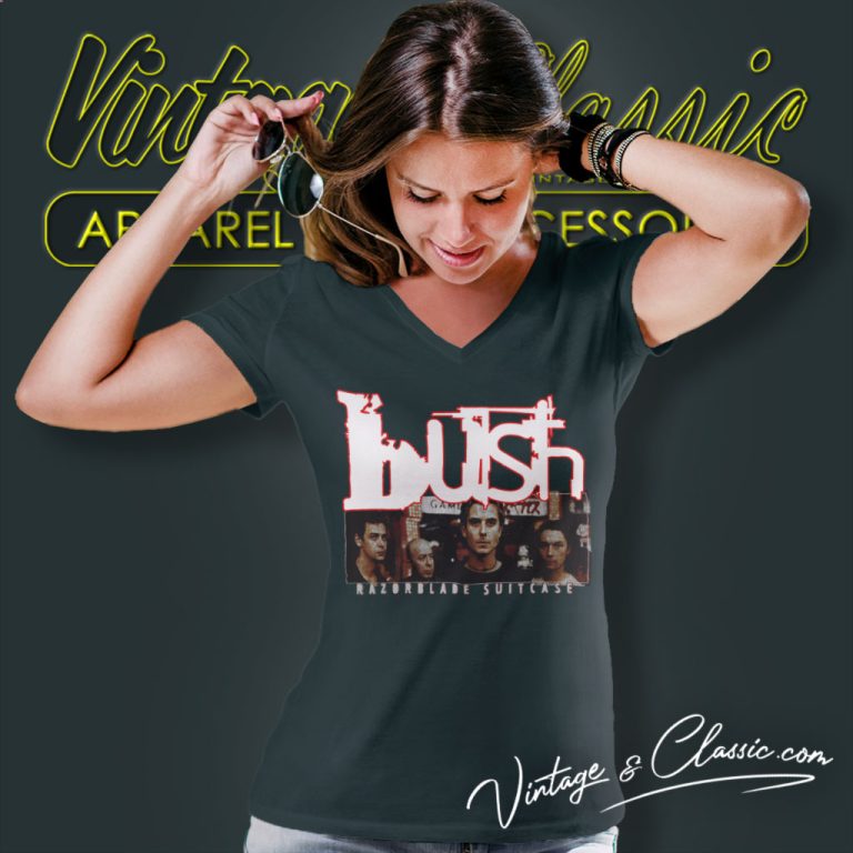Bush Razorblade V Neck TShirt Bush Razorblade V Neck TShirt