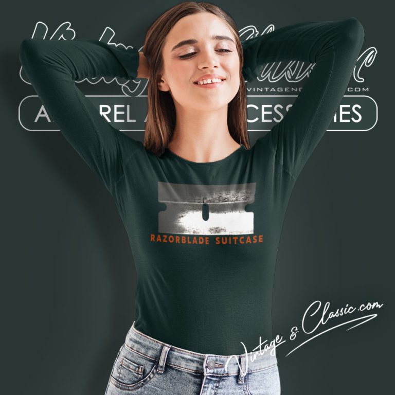 Bush Shirt Razorblade Suitcase Album Long Sleeve Tee Bush Shirt Razorblade Suitcase Album Long Sleeve Tee