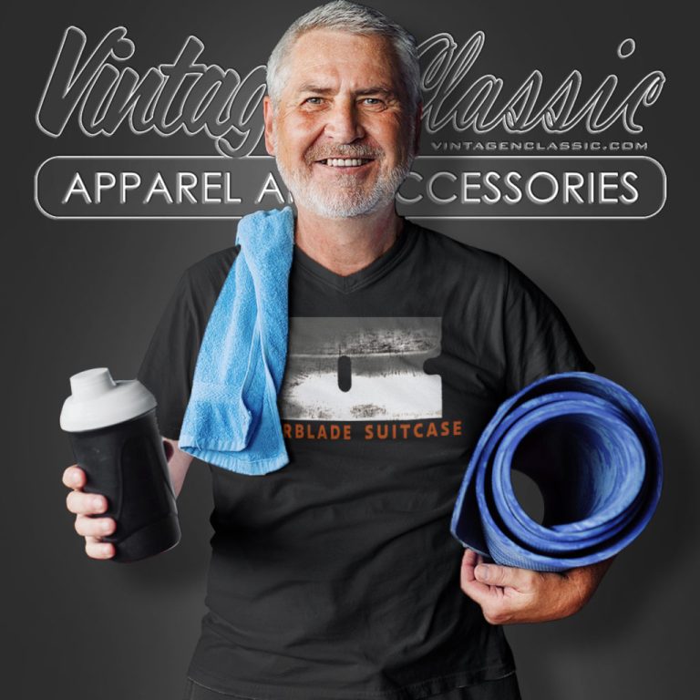 Bush Shirt Razorblade Suitcase Album V Neck TShirt Bush Shirt Razorblade Suitcase Album V Neck TShirt