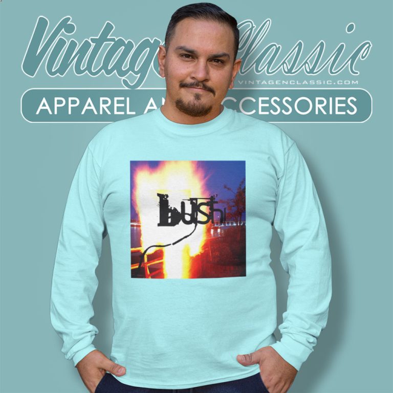 Bush Shirt Razorblade Suitcase Grunge Music Long Sleeve Tee Bush Shirt Razorblade Suitcase Grunge Music Long Sleeve Tee