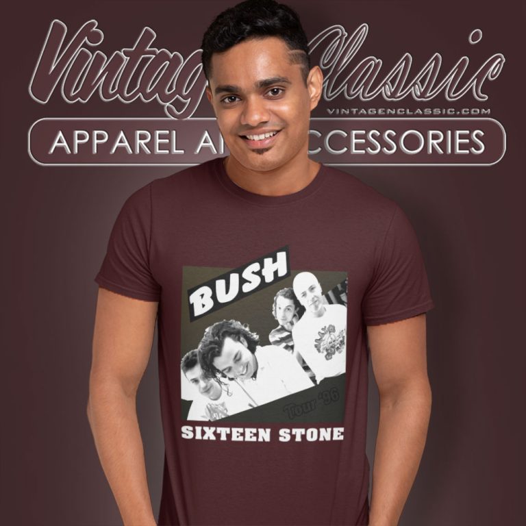 Bush Sixteen Stone 1996 T Shirt Bush Sixteen Stone 1996 T Shirt